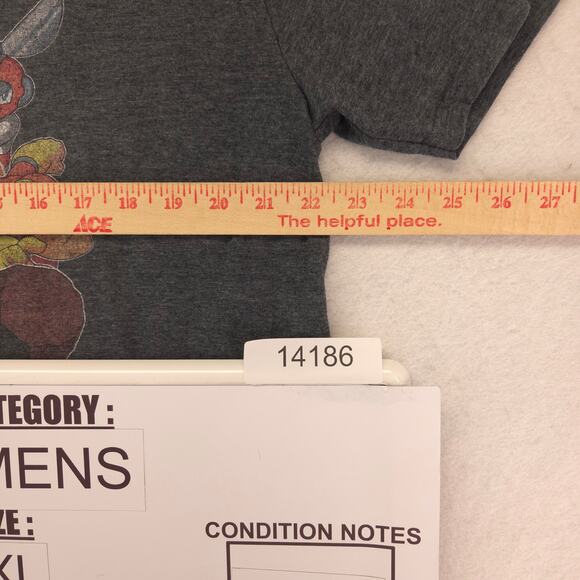 Capcom Mega Man Casual Short Sleeve Graphic T Shirt Adult Mens Size XL Gray - Picture 7 of 9